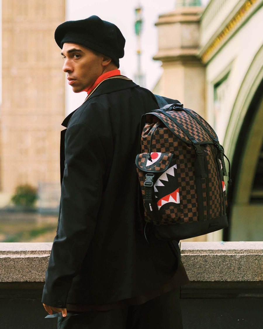 CHECK EMBOSS BACKPACK