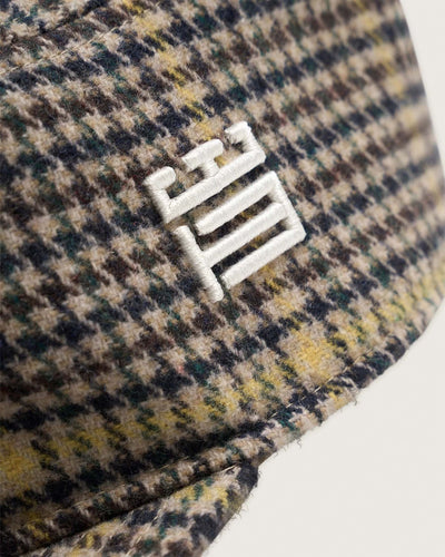 WBYin Check Pillbox CapThumbnail 