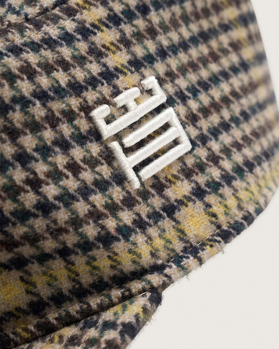 WBYin Check Pillbox Cap