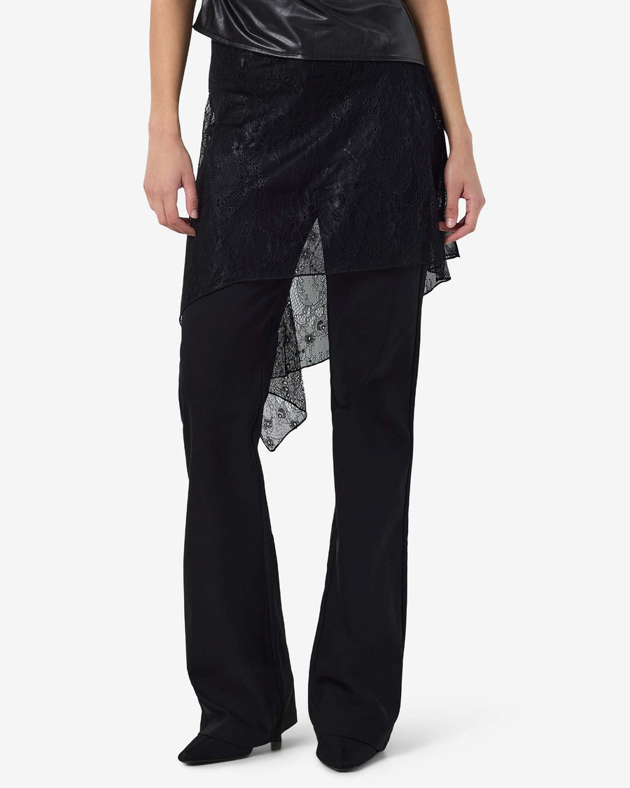 NMIDA ELASTICATED LACE SKIRT