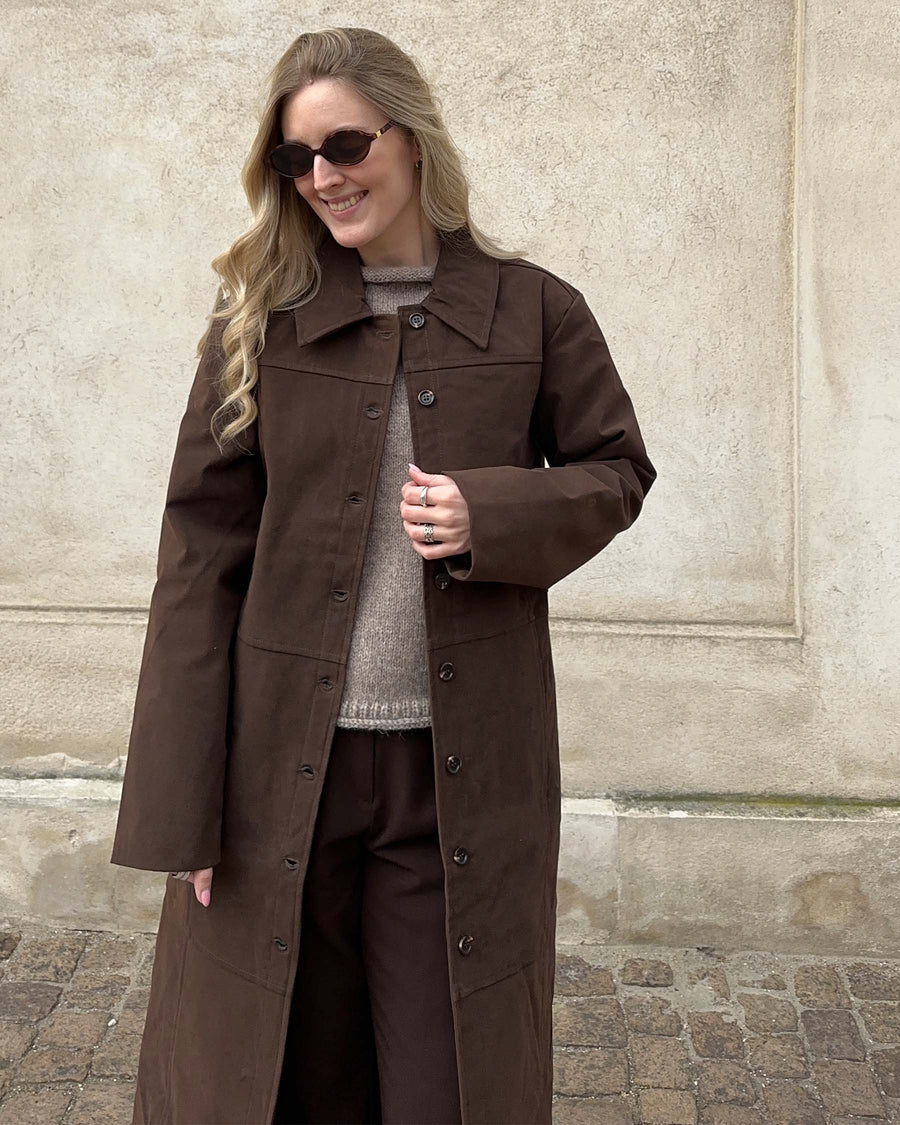 Ava fake suede jacket