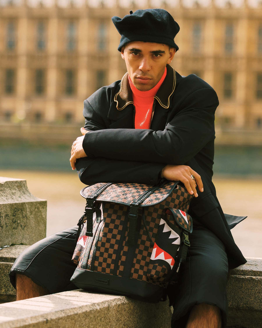 CHECK EMBOSS BACKPACK