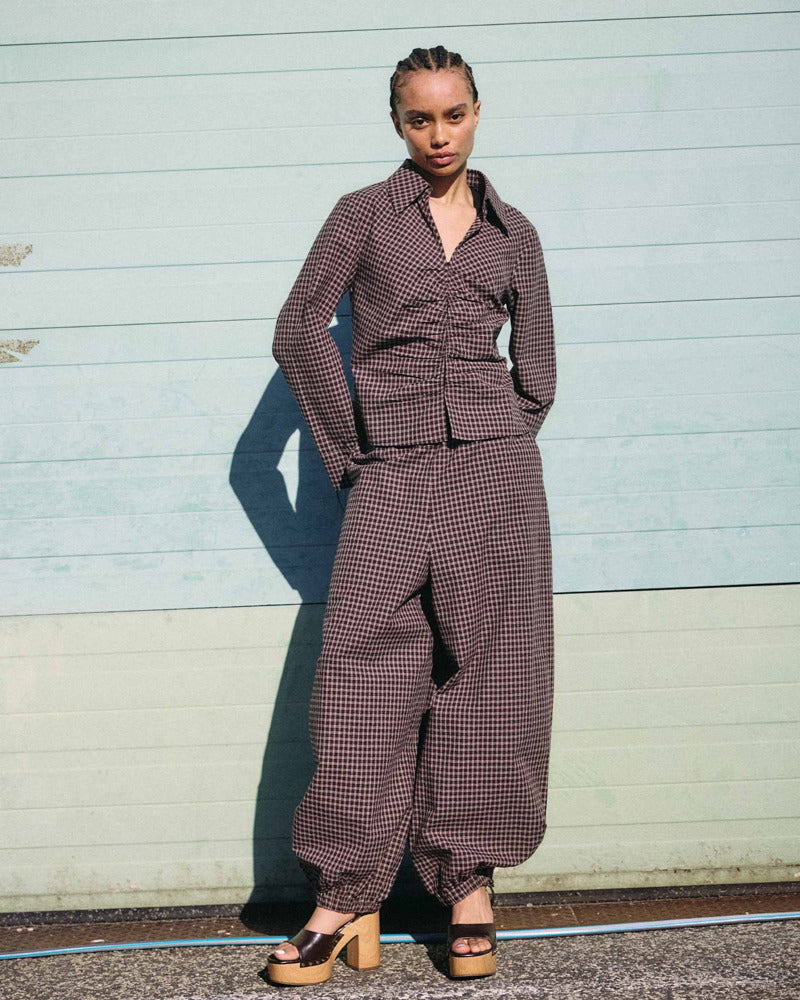 NMTRIX L/S HOOK CHECK SHIRT