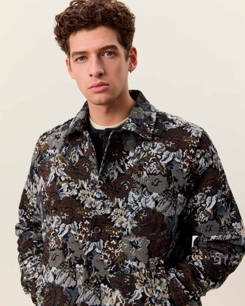 Rose Jacquard Overshirt
