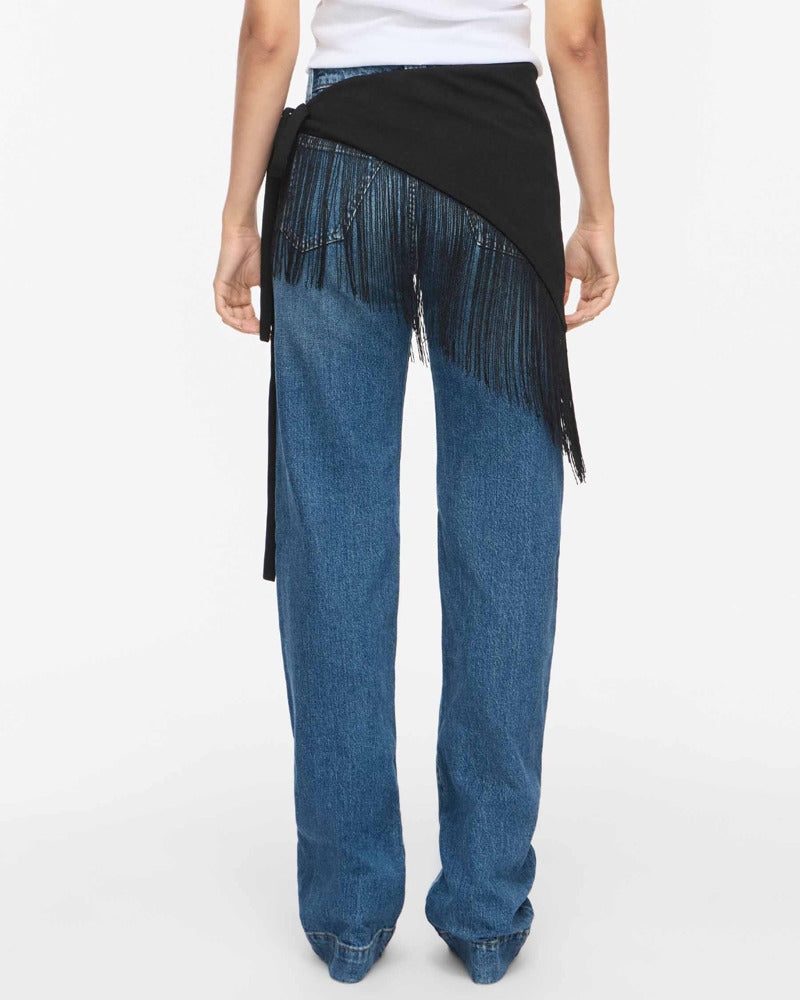 NMNONNA FRINGE WAIST SCARF