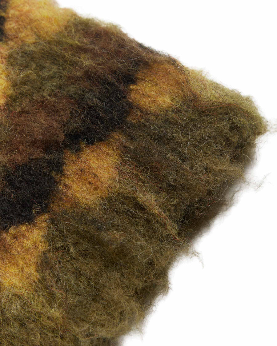 WBYan Check Hairy Beanie