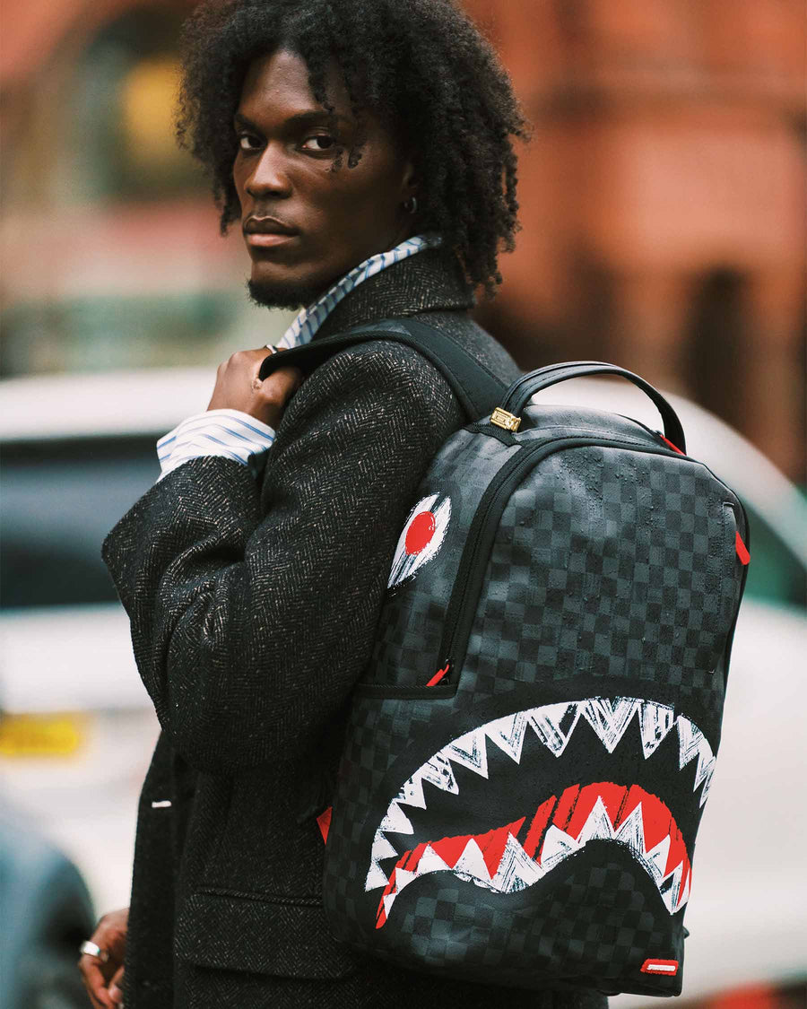 SCRIBBLE SHARK BACKPACK