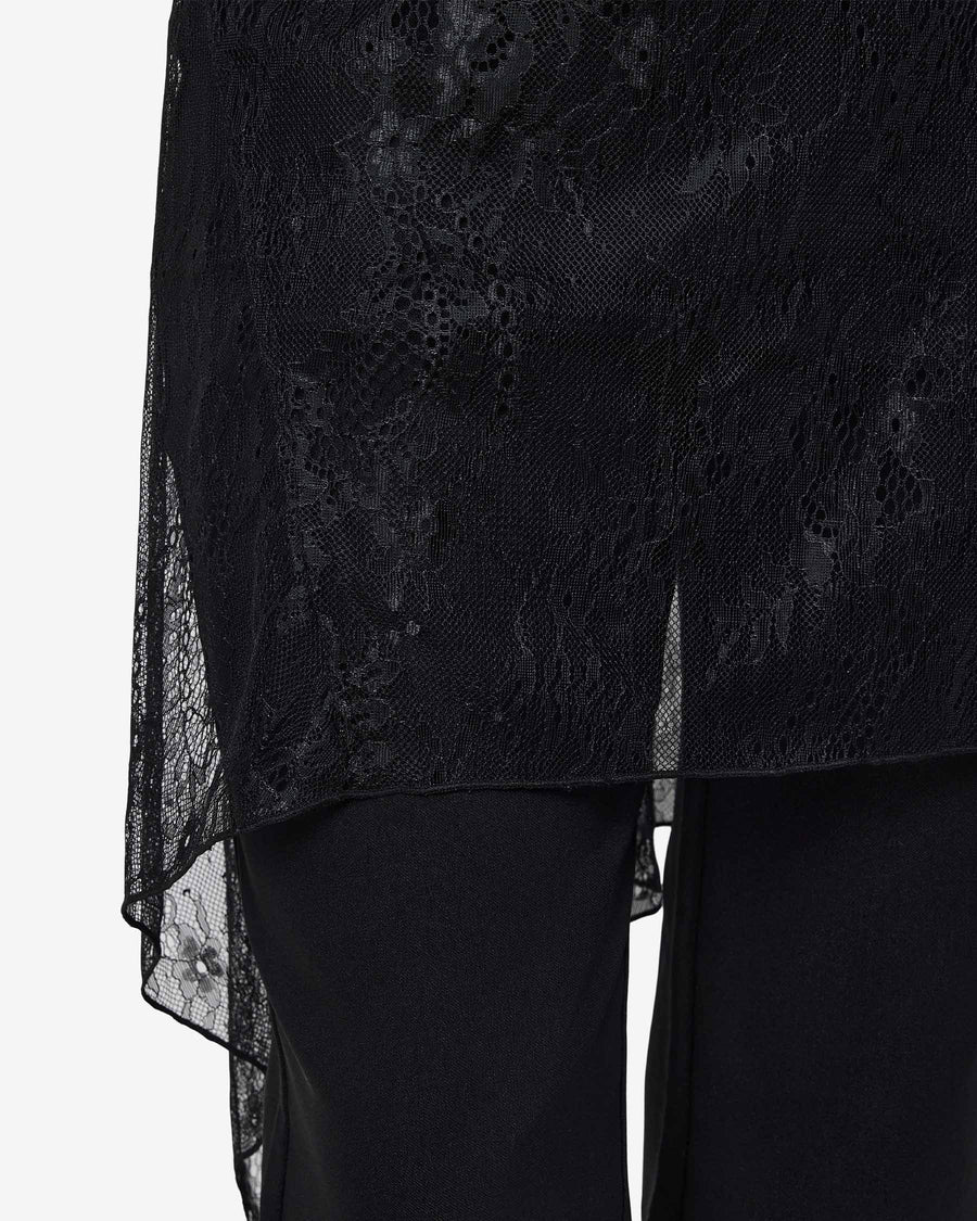 NMIDA ELASTICATED LACE SKIRT