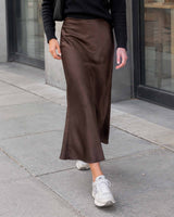 Klara satin skirt