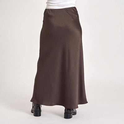 Valery satin skirtThumbnail 