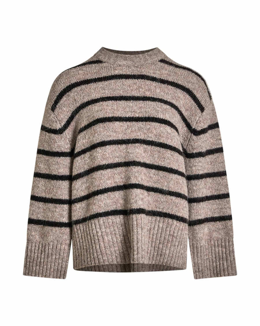 Meos fluffy stripe knit