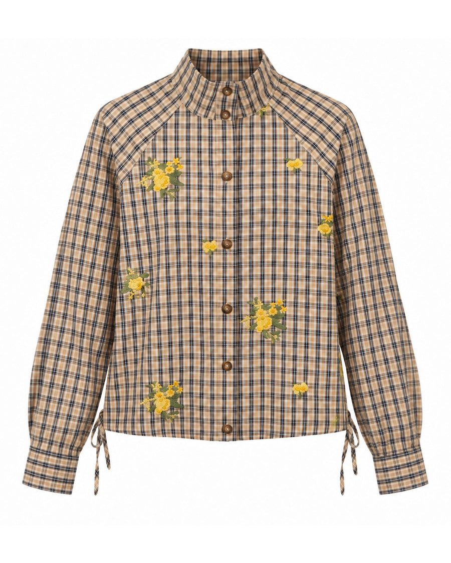 VIOLINA HIGH NECK SHIRT