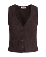 Sara crepe vest