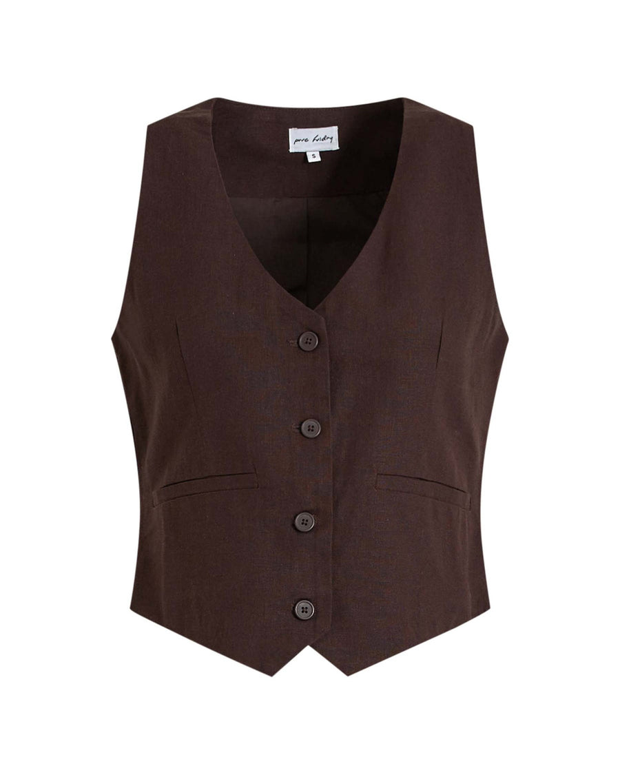 Puragnes linen vest