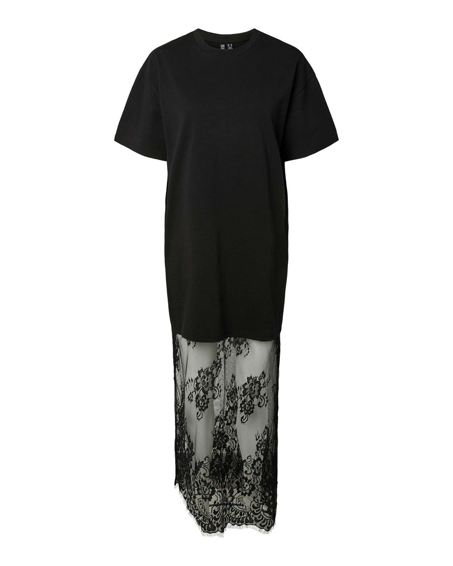 PCMAVE SS LACE ANKLE DRESS