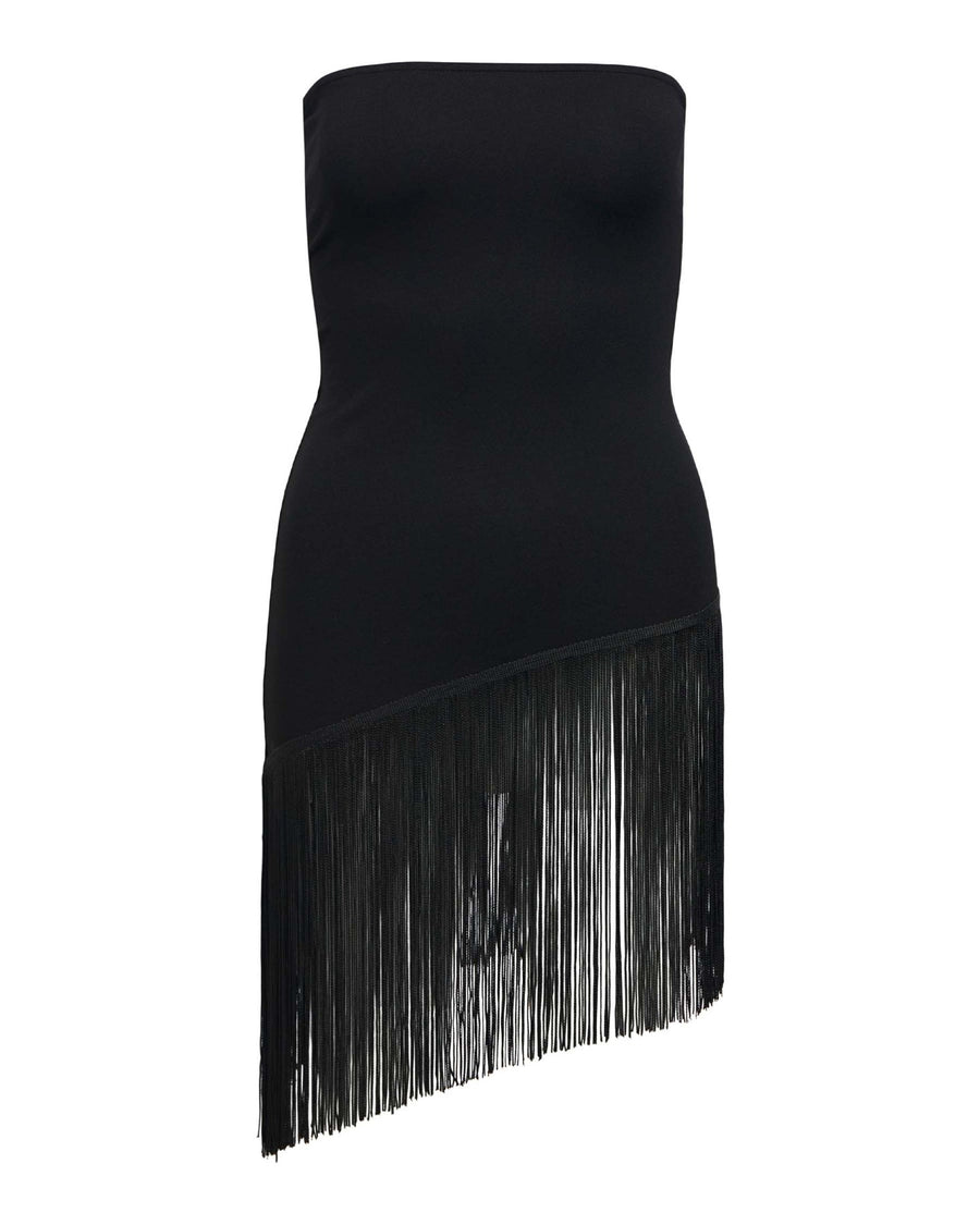 OBJAMILIA BANDEAU FRINGE TOP