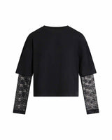 Serena lace tee