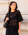 Purnoelle lace tee