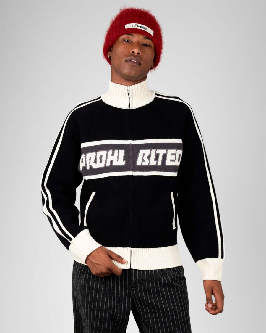 Letterman Knit Jacket