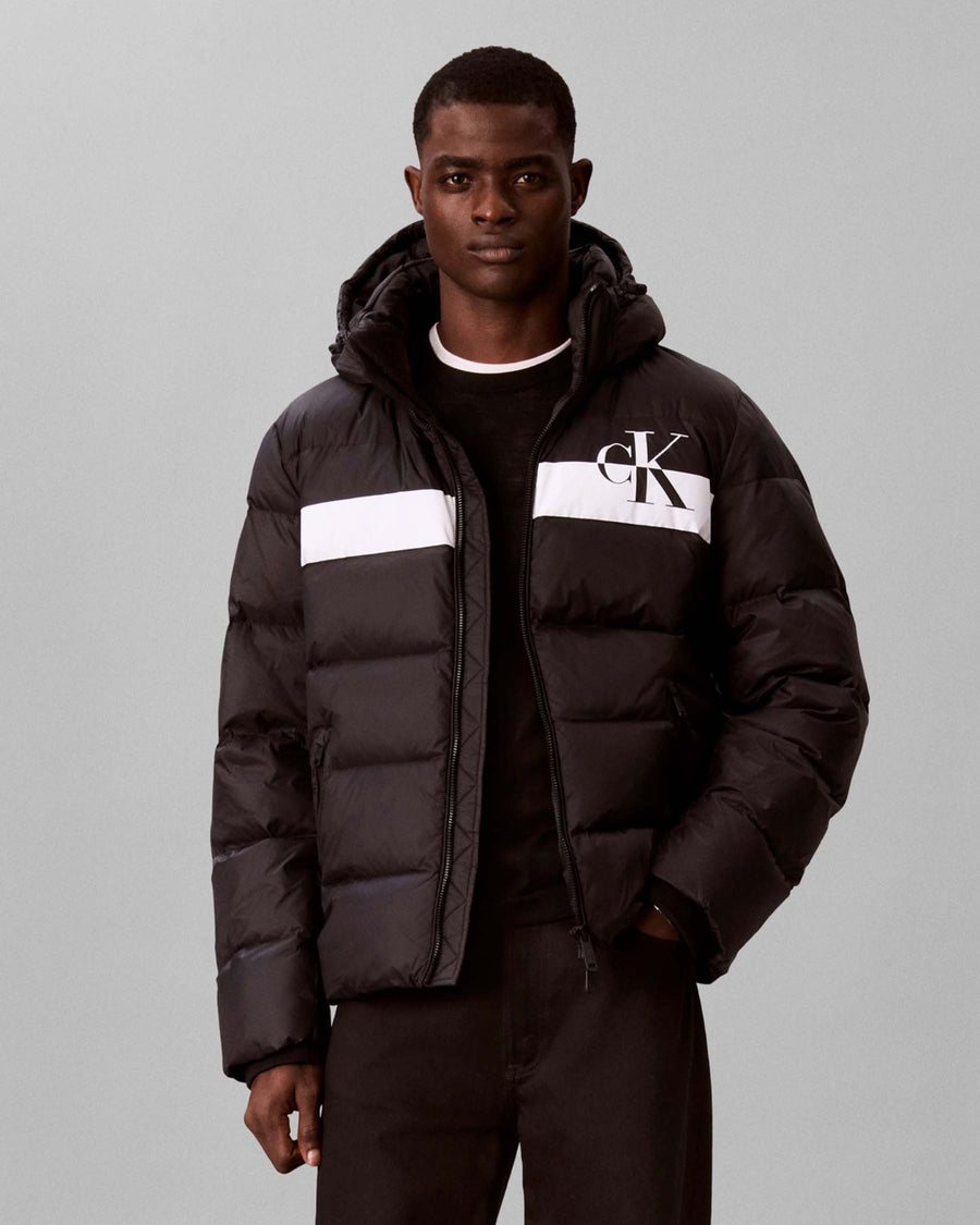 LS NYLON COLORBLOCK PUFFER JKT
