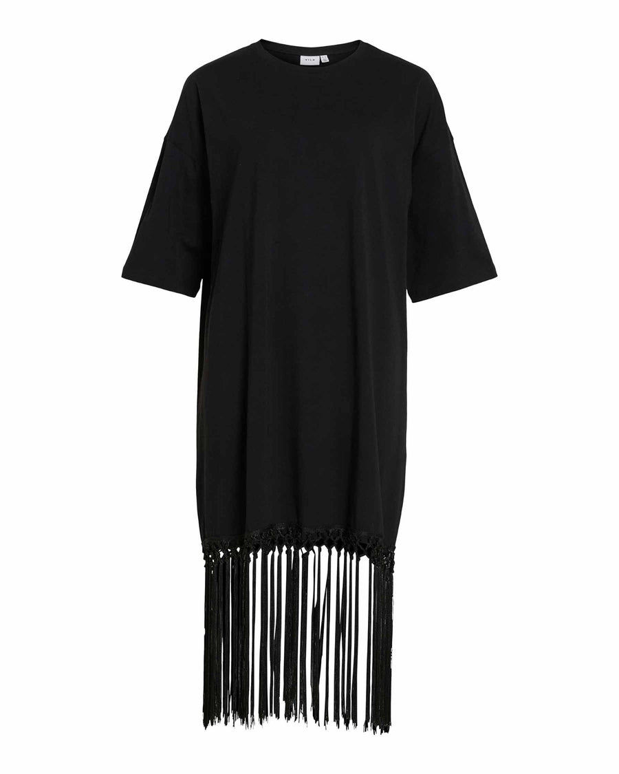 VIKATA OVERSIZE FRINGE DRESS