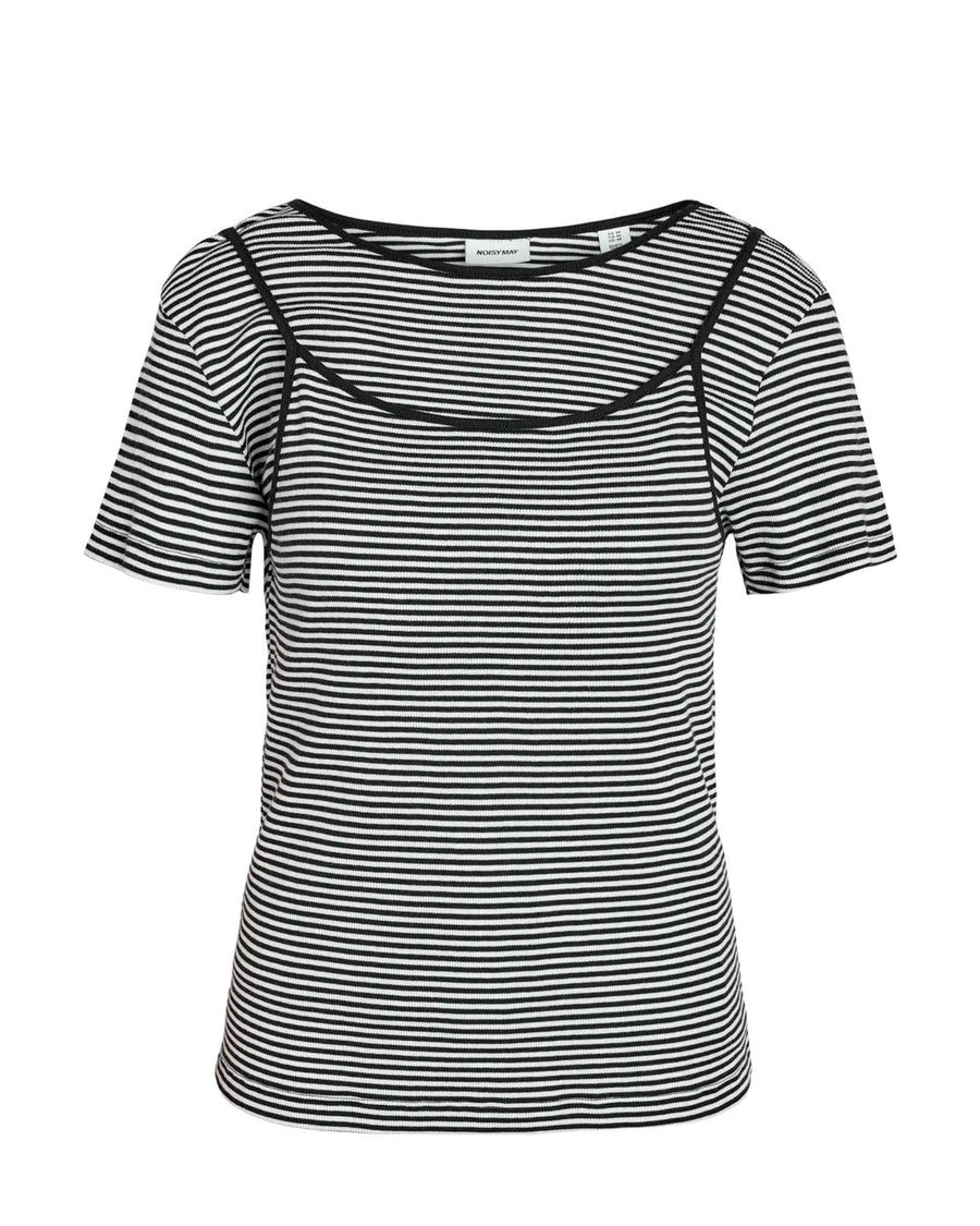 NMJUDE S/S DOUBLE LAYER TOP