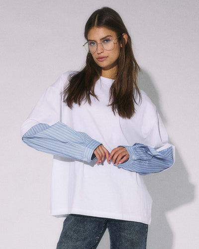 NMFREJA BELLE L/S MIX SHIRTThumbnail 