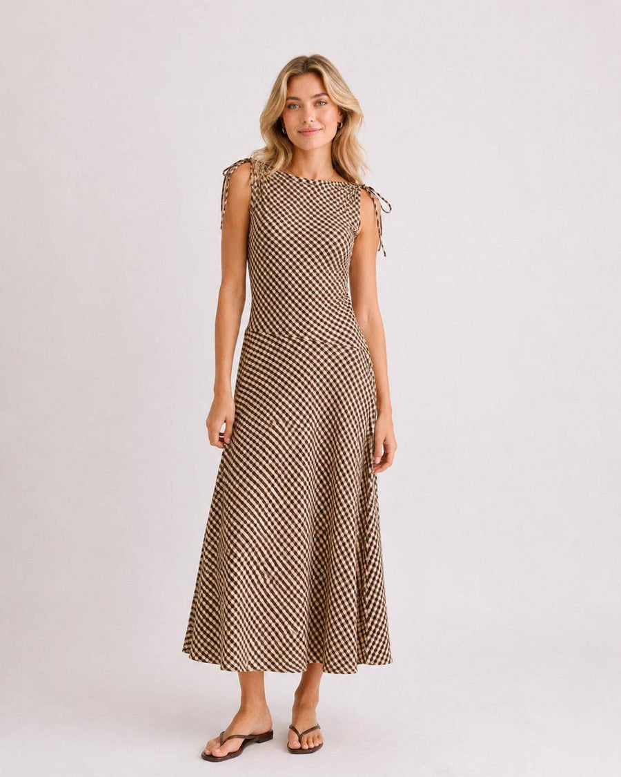 Kyla check dress