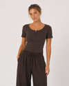 Lara rib tee