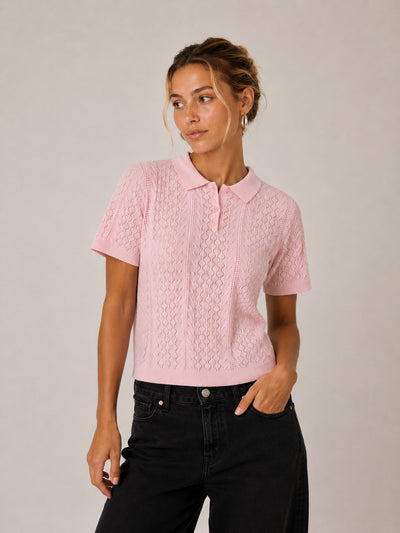 Alba ss knit poloThumbnail 