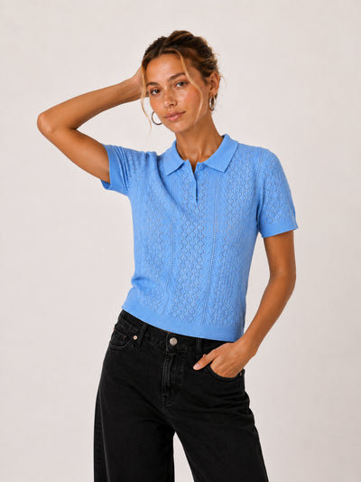 Alba ss knit poloThumbnail 