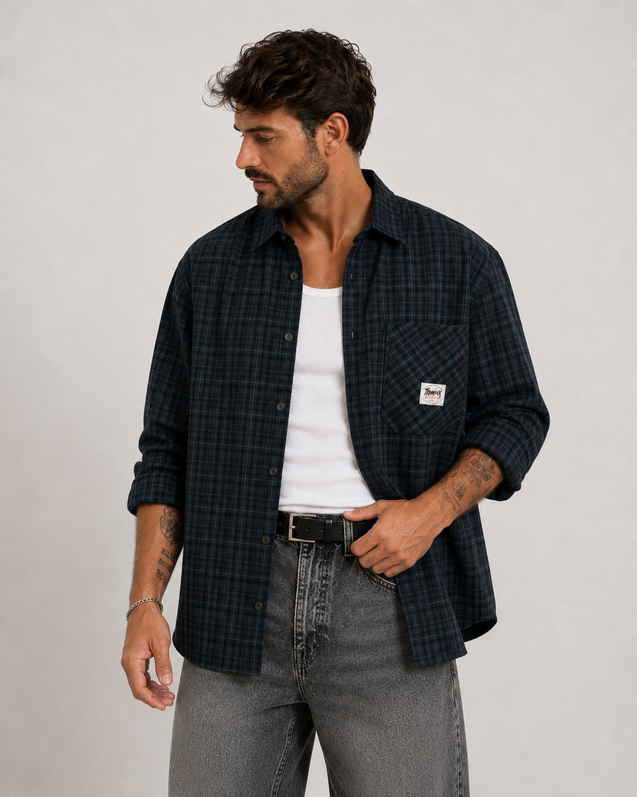 SSCheck shirt ls
