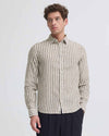 CFRISSA LS STRIPED LINEN