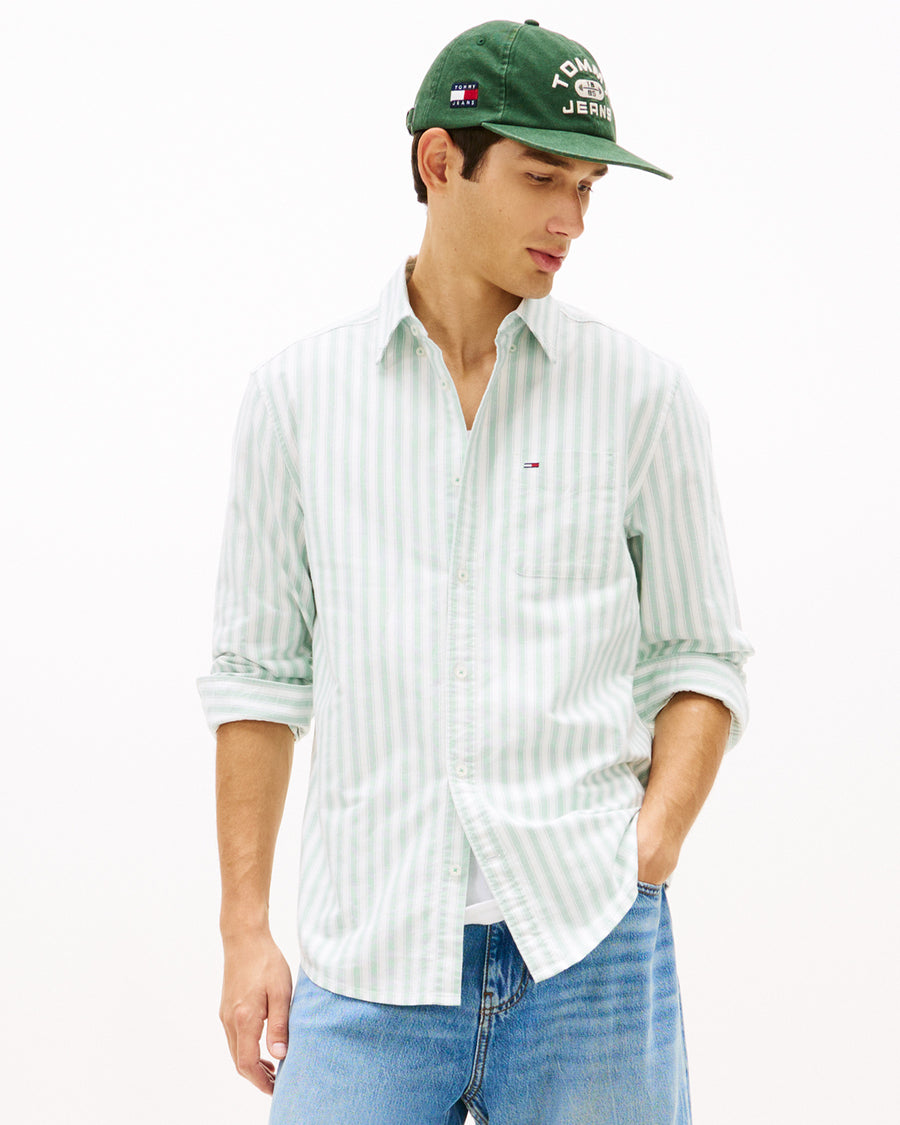 TJM STRIPE OXFORD SHIRT