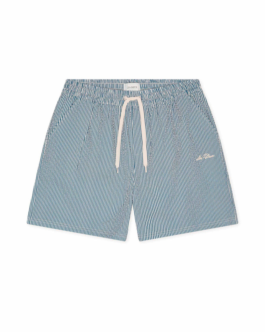 Stripe Seersucker Swim Shorts