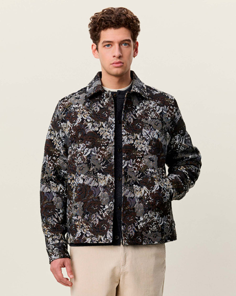 Rose Jacquard Overshirt