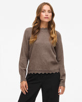 VINIKOLINA O-NECK L/S KNIT TOP