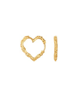 Medium Heart Crush Hoops