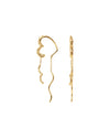 Wavy Sparkly Heart Earlines