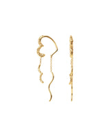 Wavy Sparkly Heart Earlines