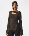 PCVALLIE SLIT KNIT