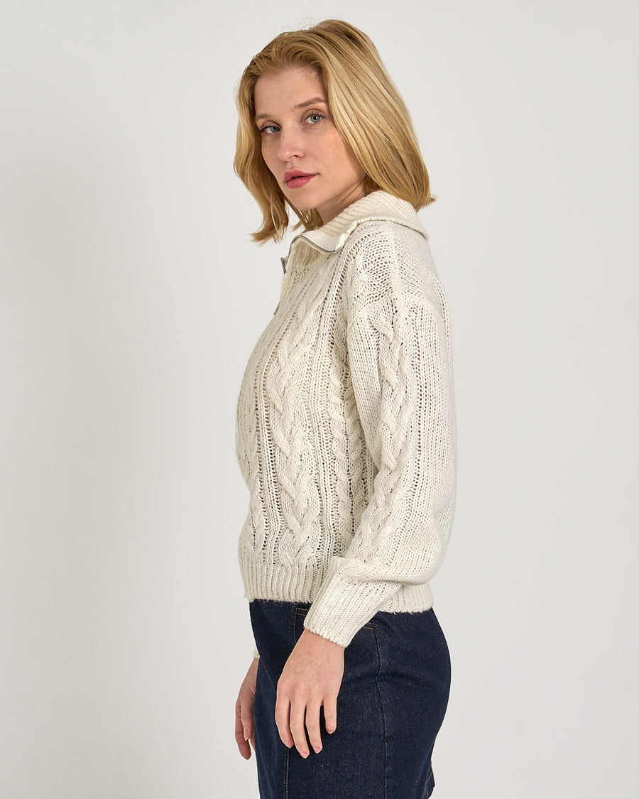 Abigal zip cardigan