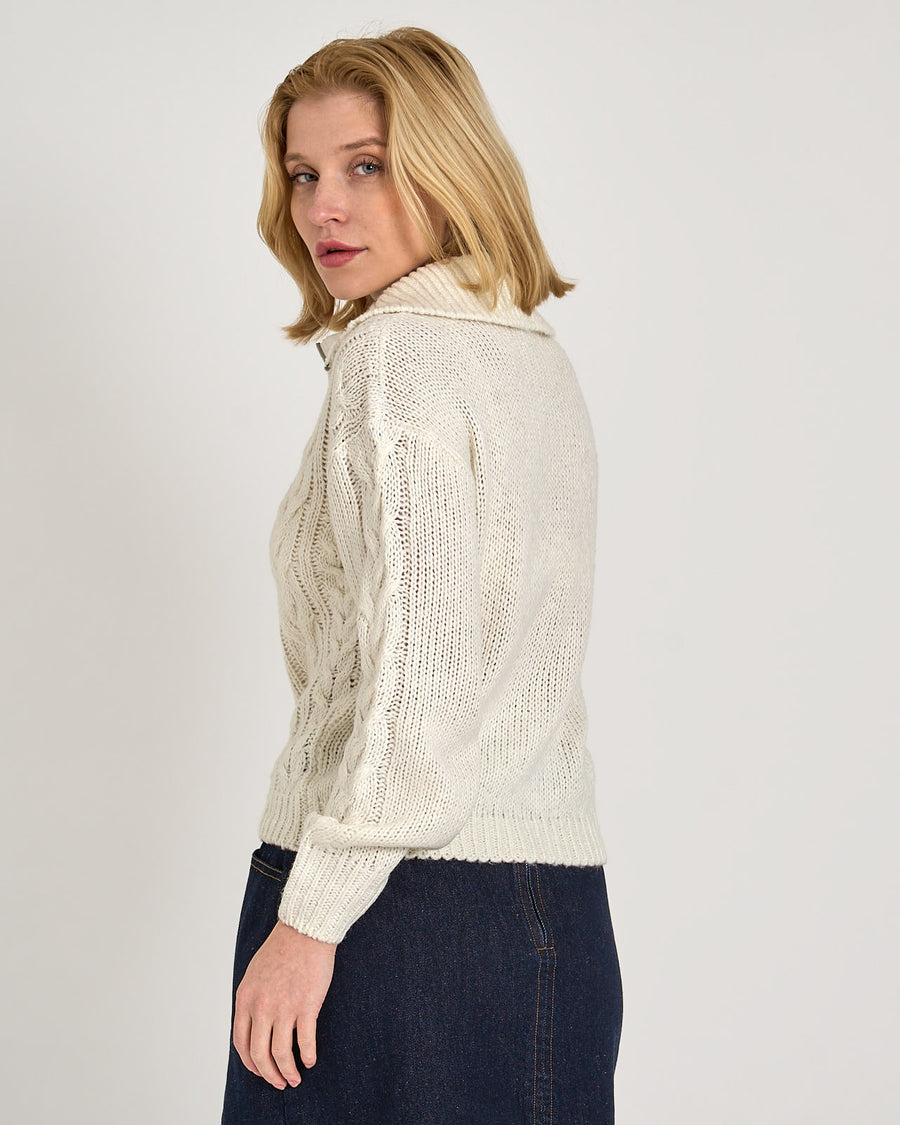 Abigal zip cardigan