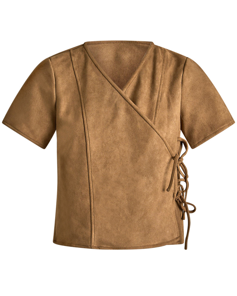 Mira suede wrap