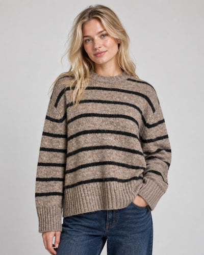 Meos fluffy stripe knitThumbnail 