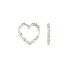 Medium Heart Crush Hoops