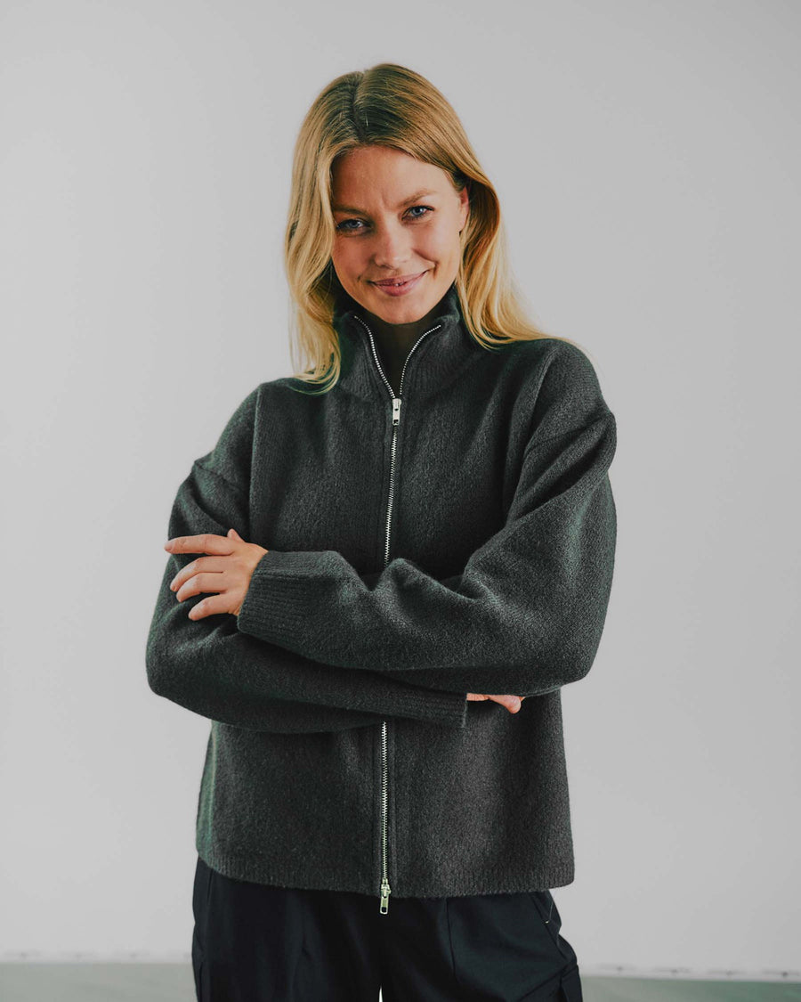 Jovina zip cardigan