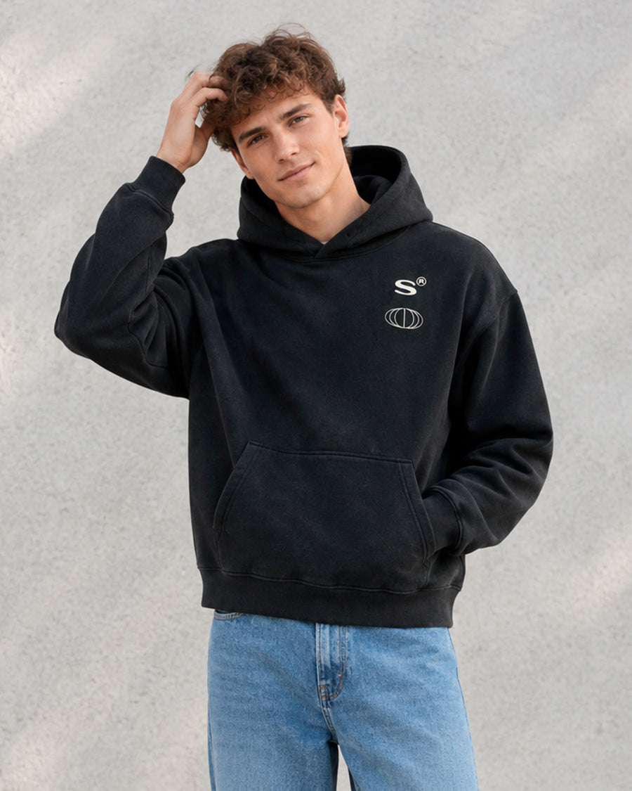 Boxy Printed Hood