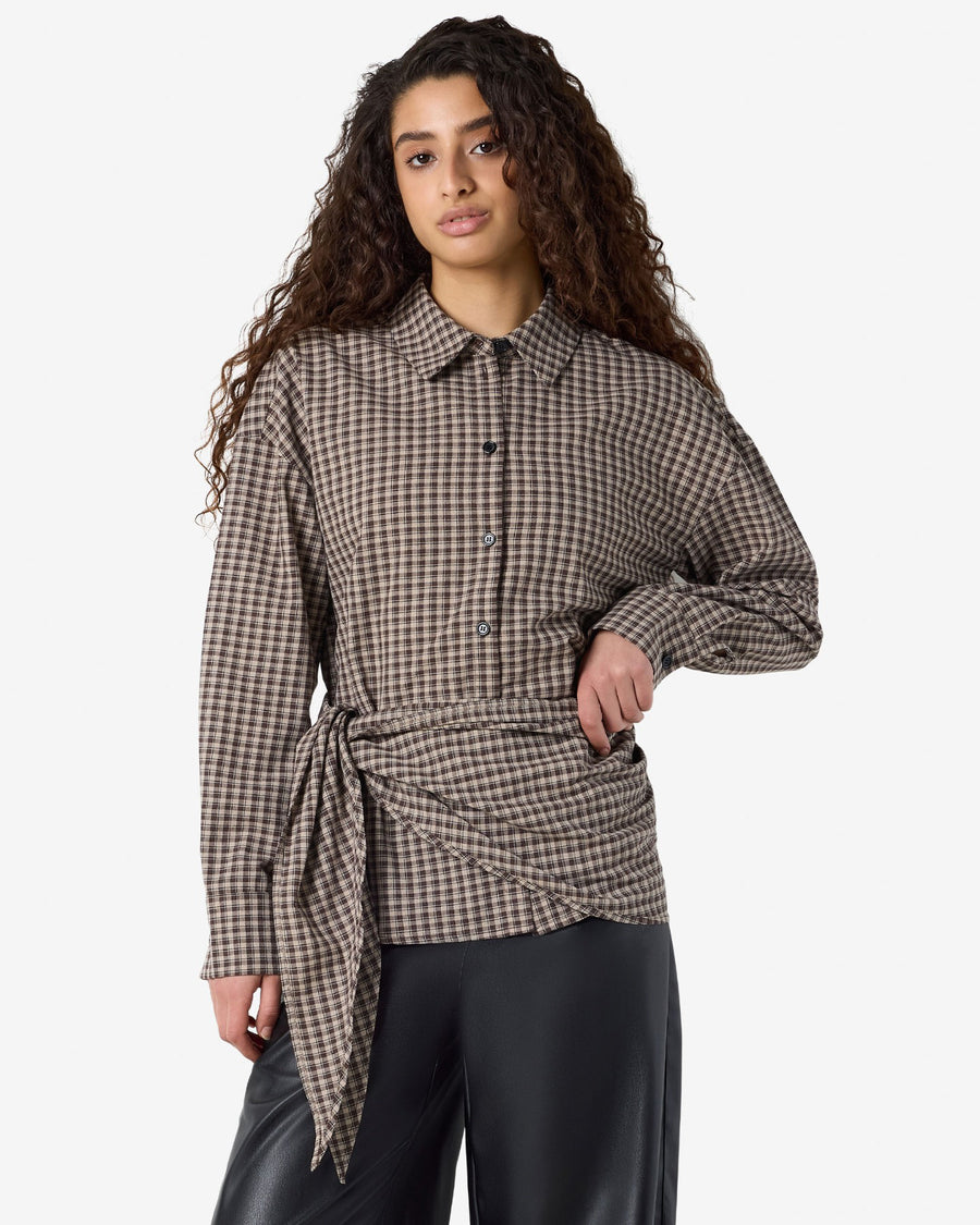 NMKILAH L/S SCARFSHIRT