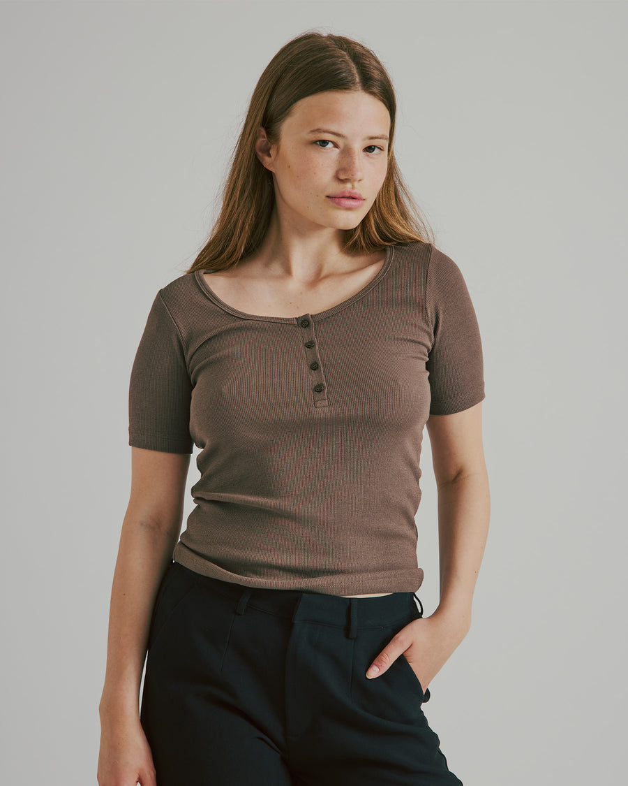 Lara rib tee